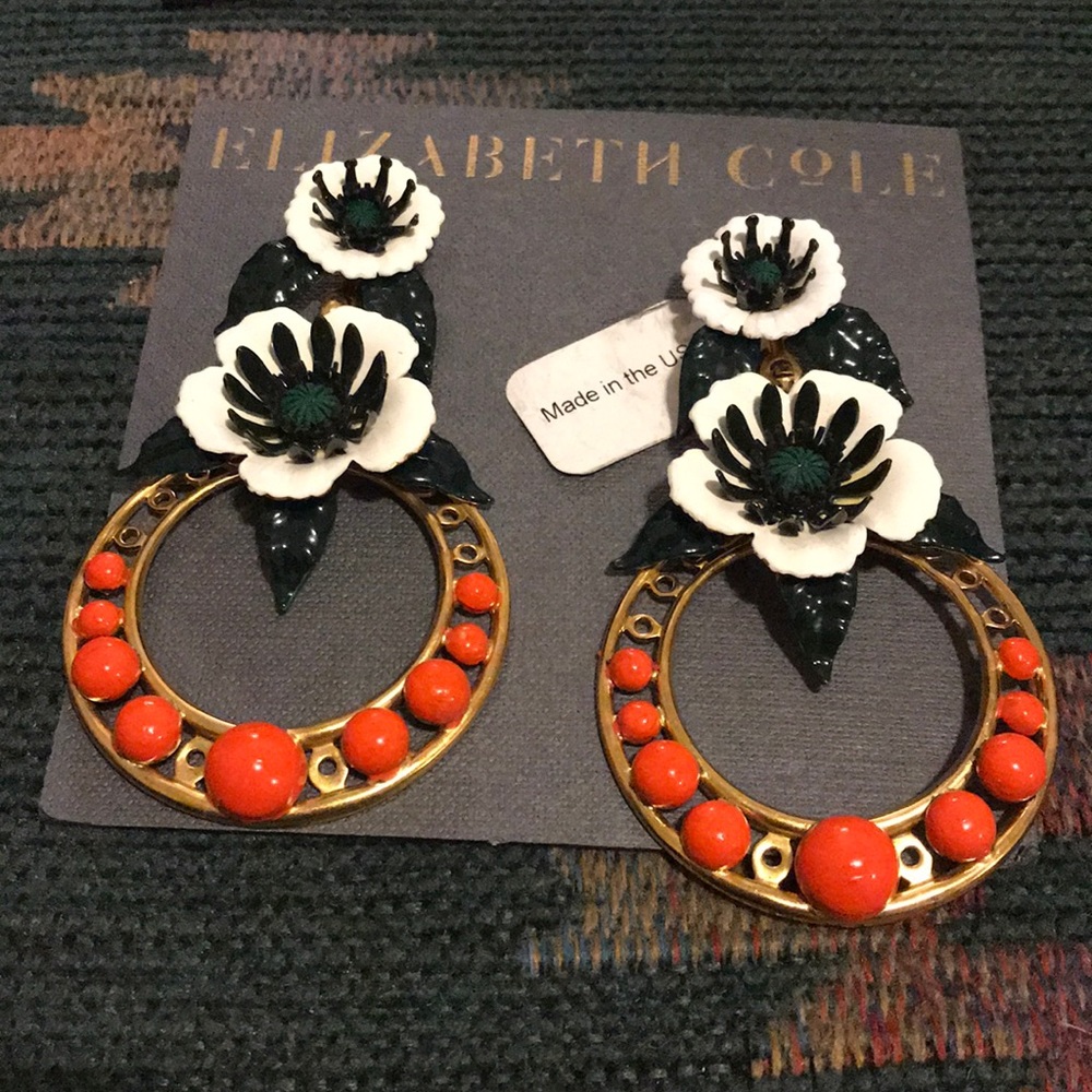 🆕NWT Elizabeth Cole Odessa Beaded Earrings - Picture 5 of 8